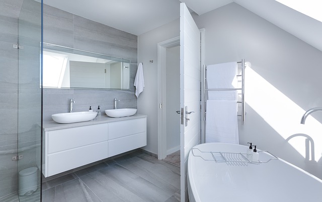 moderní minimalistická koupelna